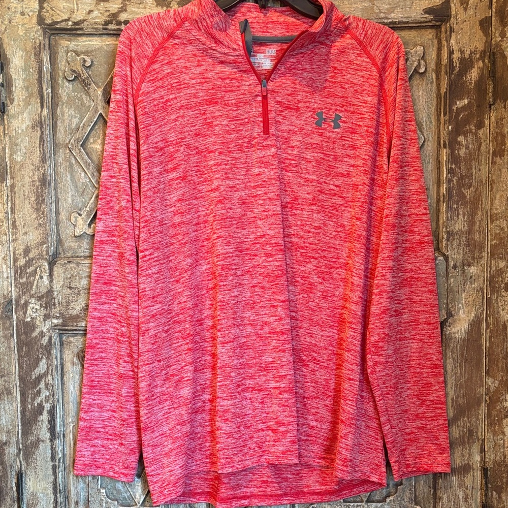 Under Armour Heathered Red Pullover